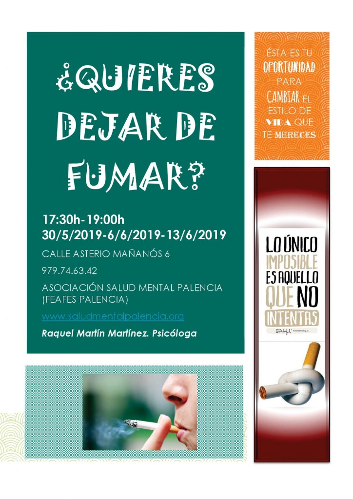 QUIERES DEJAR DE FUMAR