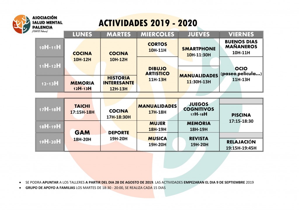 horario 2019-2020-1